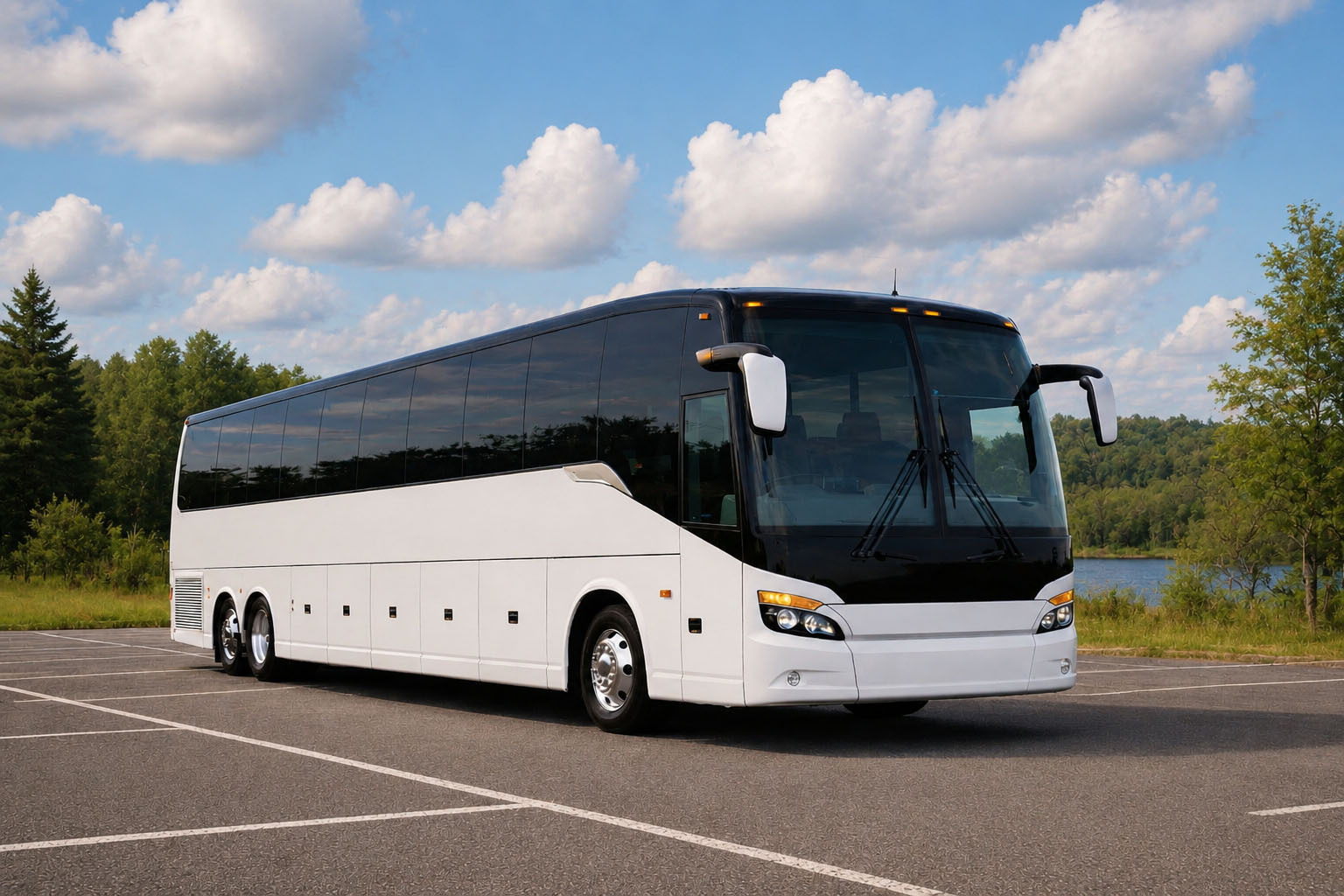 Jacksonville North Carolina Charter Bus Company fleet